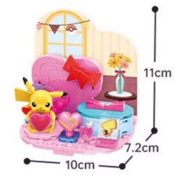 POKEMON - Pikachu Sweet Moment Keeppley Block 11 cm
