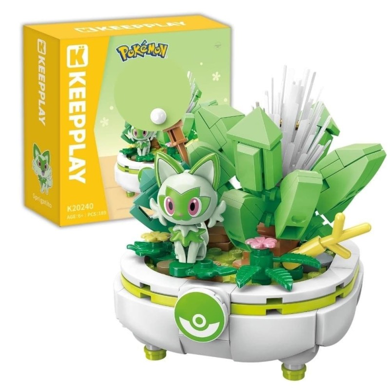 POKEMON - Sprigatito Plant Series 2 Keeppley Block 