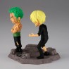 ONE PIECE - Roronoa Zoro & Sanji "Nothing at all" Log Stories World Collectable Figure Banpresto PVC Figure 8 cm