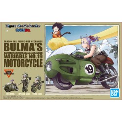 DRAGON BALL - Bulma Motorcycle Figure rise Bandai Model Kit 15 cm