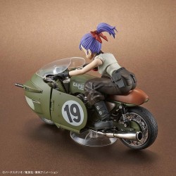 DRAGON BALL - Bulma Motorcycle Figure rise Bandai Model Kit 15 cm