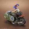DRAGON BALL - Bulma Motorcycle Figure rise Bandai Model Kit 15 cm
