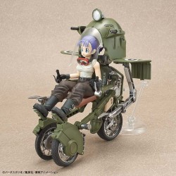 DRAGON BALL - Bulma Motorcycle Figure rise Bandai Model Kit 15 cm