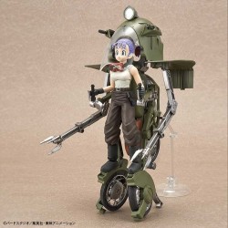 DRAGON BALL - Bulma Motorcycle Figure rise Bandai Model Kit 15 cm