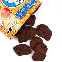 DORAEMON - Japanese chocolate flavoured cookies in Doraemon shapes