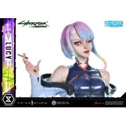 CYBERPUNK EDGERUNNERS - Lucy Deluxe Bonus Version Real Elite Masterline Series Prime 1 Studio 1/4 Statue 50 cm
