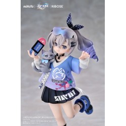 HONKAI STAR RAIL - Silver Wolf Ver. Rise Up Little Cat Series Ribose PVC Figure 19 cm