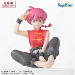 RANMA 1/2 - Saotome Ranma Girl Ver. Premium Chokonose Sega PVC Figure 8 cm