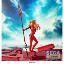EVANGELION - Asuka Shikinami Langley x Spear of Longinus Luminasta Sega PVC Figure 20 cm