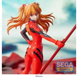 EVANGELION - Asuka Shikinami Langley x Spear of Longinus Luminasta Sega PVC Figure 20 cm