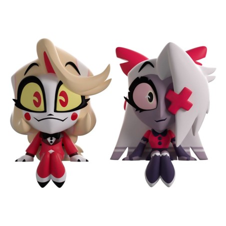 HAZBIN HOTEL - Charlie & Vaggie Monitor Buddiez Vinyl Figures