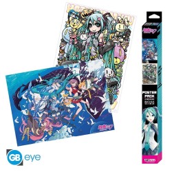 HATSUNE MIKU Set 2 Chibi Posters Series 2 (52x38cm)
