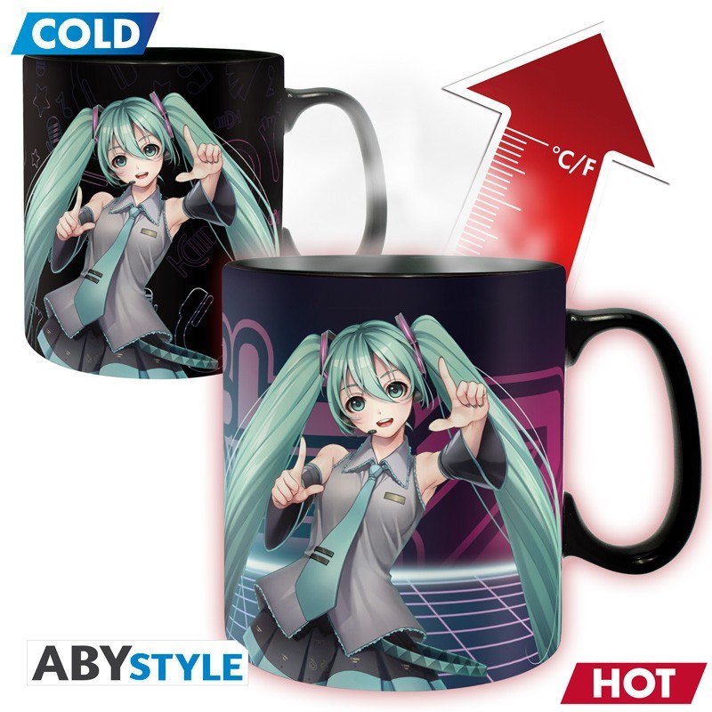 HATSUNE MIKU - Mug Heat Change 460 ml (Tazza cambia colore con il calore)