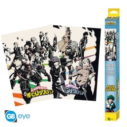 MY HERO ACADEMIA Set 2 Chibi Posters Heroes/Villains (52x38cm)