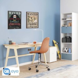 ONE PIECE Set 2 Chibi Posters Wanted Chopper & Brook