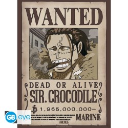 ONE PIECE Set 2 Chibi Posters Wanted Mihawk & Crocodile (52x38cm)