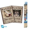 ONE PIECE Set 2 Chibi Posters Wanted Roger & Whitebeard (52x38cm)