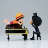 ONE PIECE - Monkey.D.Luffy & Brook "That's great!! After all this time, he's still..!!!" Log Stories World Collectable Figure Ba