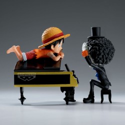 ONE PIECE - Monkey.D.Luffy & Brook "That's great!! After all this time, he's still..!!!" Log Stories World Collectable Figure Ba