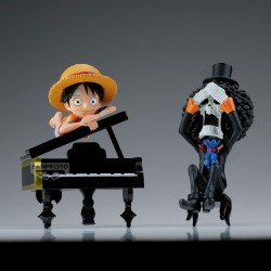 ONE PIECE - Monkey.D.Luffy & Brook "That's great!! After all this time, he's still..!!!" Log Stories World Collectable Figure Ba