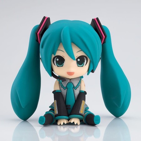 HATSUNE MIKU - Character Vocal Series 01: Hatsune Miku Piapro Characters Rubber Mascot Nendroid Plus Mini Figure 8 cm