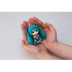 HATSUNE MIKU - Character Vocal Series 01: Hatsune Miku Piapro Characters Rubber Mascot Nendroid Plus Mini Figure 8 cm