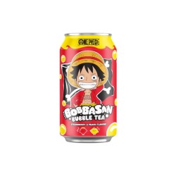 ONE PIECE - Bobbasan Bubble Tea Luffy Fragola e pesca 320 ml