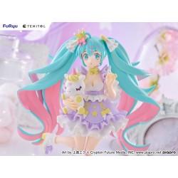 HATSUNE MIKU - Yumekawa Princess Lavender Ver. Tenitol PVC Figure 21 cm