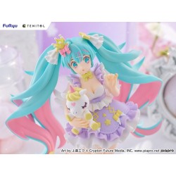 HATSUNE MIKU - Yumekawa Princess Lavender Ver. Tenitol PVC Figure 21 cm