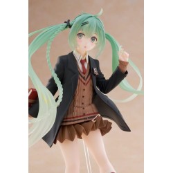 HATSUNE MIKU - Fashion Preppy Ver. Taito PVC Figure 18 cm