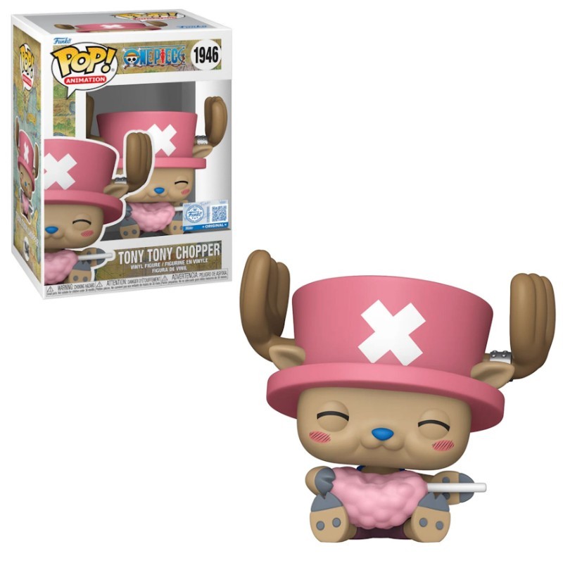 ONE PIECE - Tony Tony Chopper with Cotton Candy heo Exclusive Funko Pop 1946