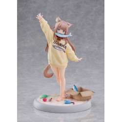 MY CAT IS A KAWAII GIRL - Kinako Play With Ver. AmiAmi Limited Edition 1/6 Golden Head PVC Figure 21 cm