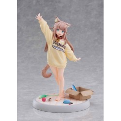 MY CAT IS A KAWAII GIRL - Kinako Play With Ver. AmiAmi Limited Edition 1/6 Golden Head PVC Figure 21 cm