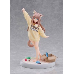 MY CAT IS A KAWAII GIRL - Kinako Play With Ver. AmiAmi Limited Edition 1/6 Golden Head PVC Figure 21 cm