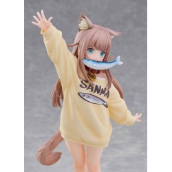 MY CAT IS A KAWAII GIRL - Kinako Play With Ver. AmiAmi Limited Edition 1/6 Golden Head PVC Figure 21 cm