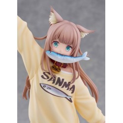 MY CAT IS A KAWAII GIRL - Kinako Play With Ver. AmiAmi Limited Edition 1/6 Golden Head PVC Figure 21 cm