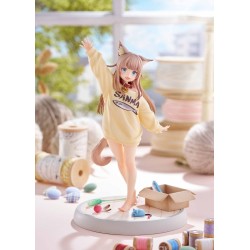 MY CAT IS A KAWAII GIRL - Kinako Play With Ver. AmiAmi Limited Edition 1/6 Golden Head PVC Figure 21 cm
