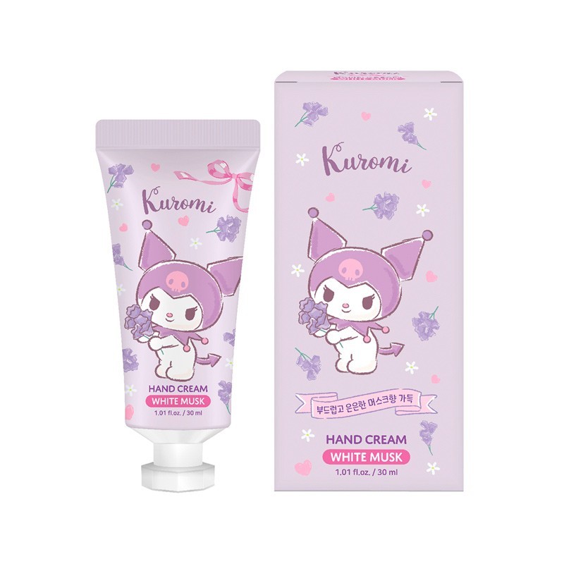 SANRIO - Kuromi Korean Hand Cream White Musk 30 ml