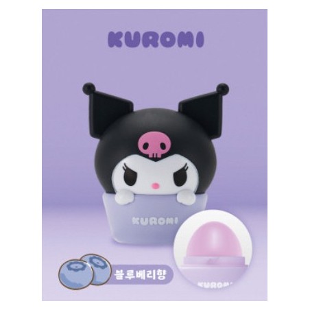 SANRIO - Kuromi Korean Lip Balm Blueberry Flavor (burrocacao al mirtillo) 8 g