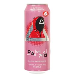 SQUID GAME Energy drink coreano al gusto di frutta 500 ml