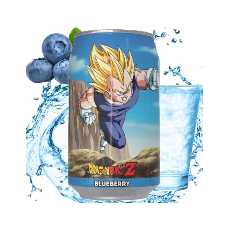 DRAGON BALL Blueberry flavoured carbonated soft drink 330 ml
