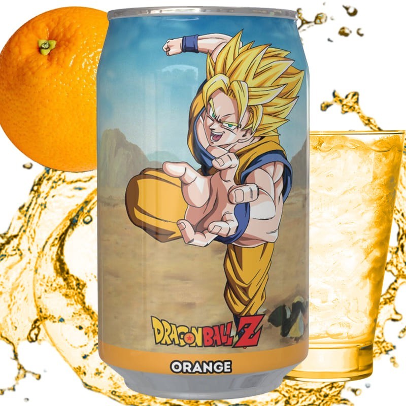 DRAGON BALL Orange Bevanda gassata al gusto di arancia 330 ml