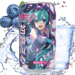 HATSUNE MIKU Blueberry flavoured carbonated soft drink 330 ml