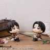 ATTACK ON TITAN - Eren Jaeger & Levi Set (with gift) Look Up Megahouse PVC Figure 11 cm