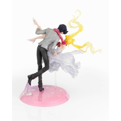 SAILOR MOON - Usagi & Tuxedo Mask Moonlight Glow Edition FiguartsZERO Chouette Bandai PVC Figure 24 cm
