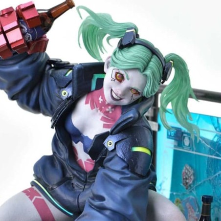 CYBERPUNK: EDGERUNNERS - Rebecca Deluxe Version Real Elite Masterline Series Statue 1/4 Prime 1 Studio PVC Figure 54 cm