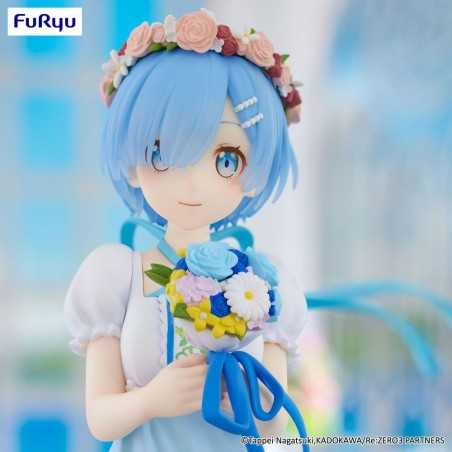 RE: ZERO - Rem Bridesmaid Trio-Try-iT Furyu PVC Figure 21 cm