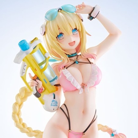 PHANTASY STAR ONLINE - es Akhtal Summer Vacation Amakuni PVC Figure 24 cm