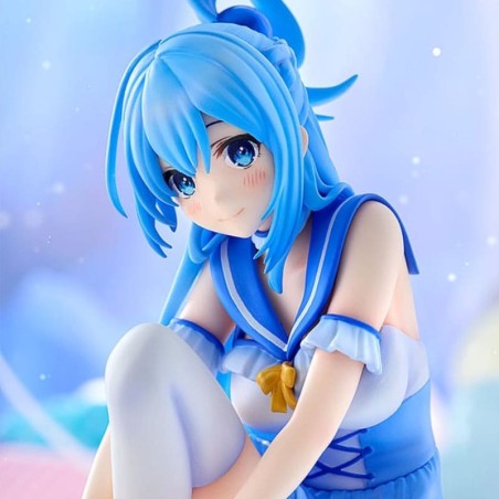 KONOSUBA - Aqua: Light Novel 10th Anniversary Ver. Kadokawa PVC Figure 15 cm