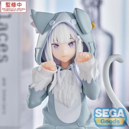 RE: ZERO - Emilia Mofumofu Pack Yumemirize Sega PVC Figure 11 cm